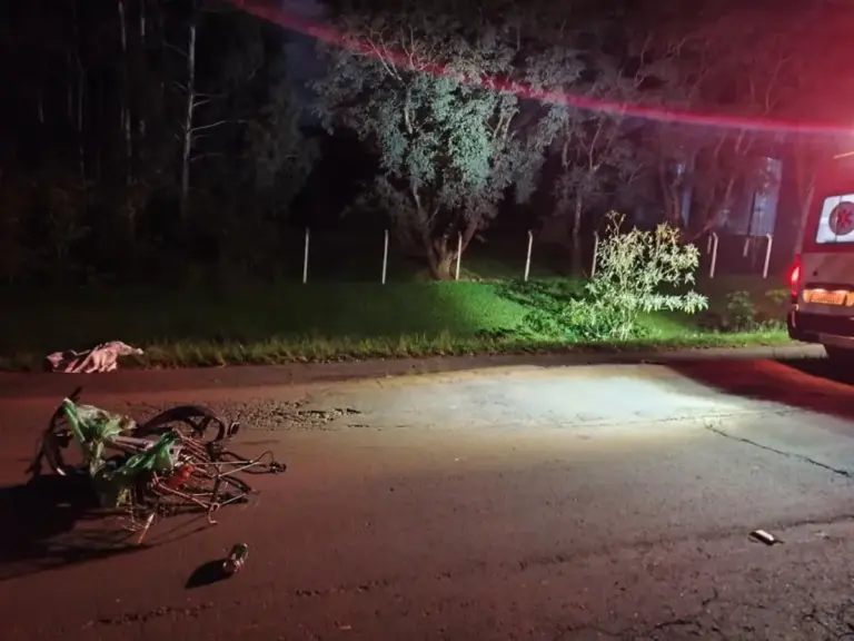 Ciclista morre após ser atropelado na ERS-317, em Coronel Bicaco - Studio TV