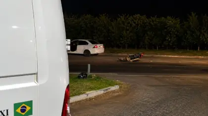 Colisão entre moto e carro deixa motociclista ferido na ERS-324, em Marau - Studio TV