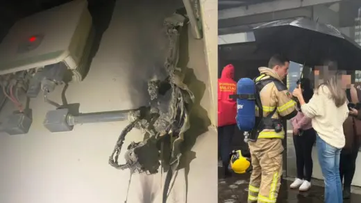 Curto-circuito causa princípio de incêndio no Centro de Bento Gonçalves - Studio TV