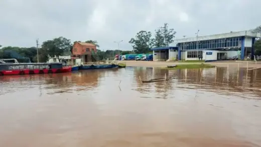 Defesa Civil alerta para risco muito alto de inundação em São Leopoldo e Itaqui neste domingo - Studio TV