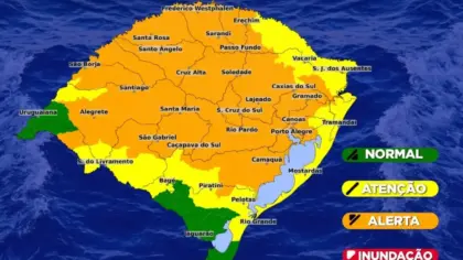 Defesa Civil alerta para tempestades severas e elevação de rios no Rio Grande do Sul - Studio TV