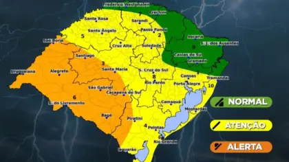 Defesa Civil alerta para tempestades severas, granizo e risco de tornados no Rio Grande do Sul - Studio TV