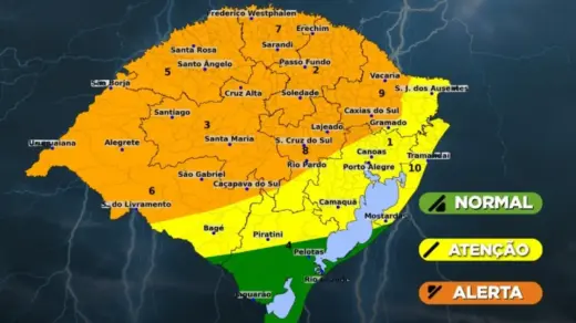 Defesa Civil alerta para tempestades severas, tornados e risco de inundação no Rio Grande do Sul - Studio TV