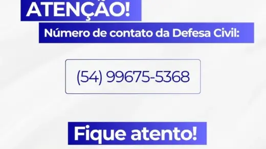 Defesa Civil de Veranópolis amplia monitoramento e disponibiliza contato para emergências - Studio TV