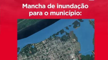 Defesa Civil emite alerta de risco muito alto de inundação para o rio Uruguai em São Borja - Studio TV