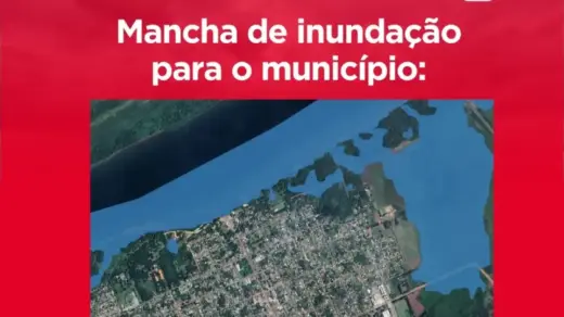 Defesa Civil emite alerta de risco muito alto de inundação para o rio Uruguai em São Borja - Studio TV