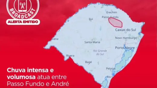 Alerta Vermelho: Defesa Civil emite alerta severo para chuva intensa na região - Studio TV