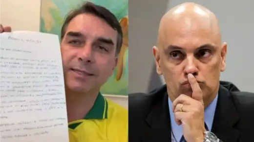 Defesa de Flávio contesta decisão após Moraes suspender visitas ao ex-presidente: “Senador é também advogado” - Studio TV