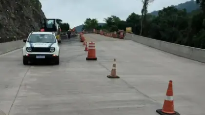 DNIT libera uma faixa do Viaduto A na BR-470/RS, na Serra das Antas - Studio TV
