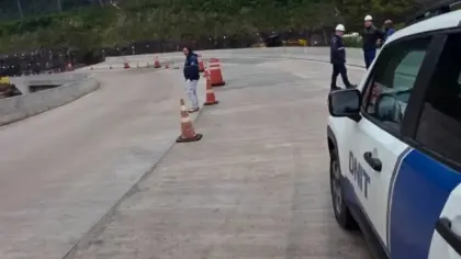 DNIT libera uma faixa do Viaduto A na BR-470/RS, na Serra das Antas - Studio TV
