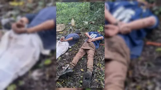 Dois homens são presos ao queimar fios de cobre em área de mata em Estância Velha - Studio TV