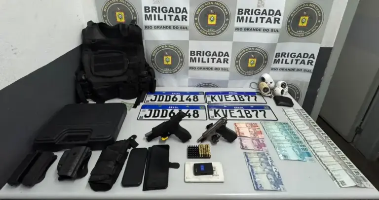 Dois homens são presos por porte ilegal de arma de fogo e receptação em Caxias do Sul - Studio TV