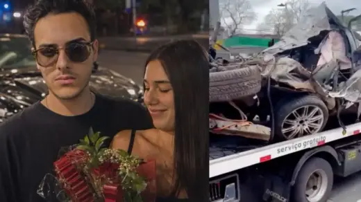 Dois jovens morrem após Porsche bater em árvore e pegar fogo - Studio TV