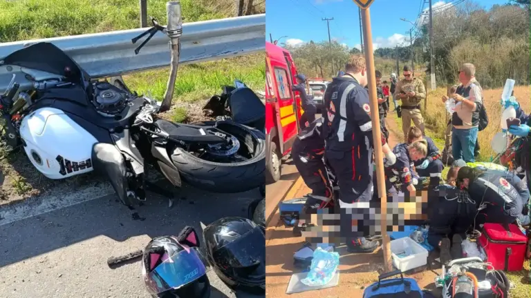 Dois jovens morrem em acidentes de moto registrados em Santa Catarina - Studio TV