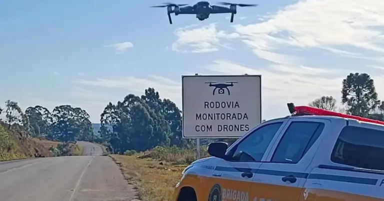 Drones monitoram trânsito contra ultrapassagens proibidas na Rota do Sol - Studio TV