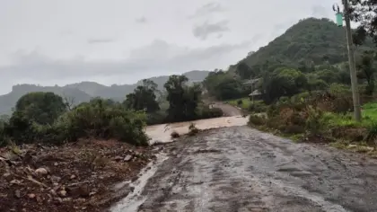 Duas rodovias estaduais são totalmente bloqueadas após chuvas no RS - Studio TV