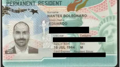 Green card amplia permanência de Eduardo Bolsonaro nos Estados Unidos - Studio TV