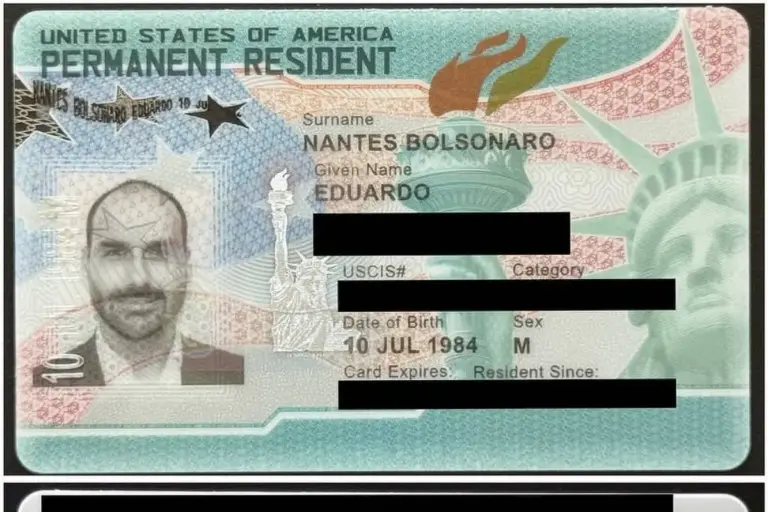 Green card amplia permanência de Eduardo Bolsonaro nos Estados Unidos - Studio TV