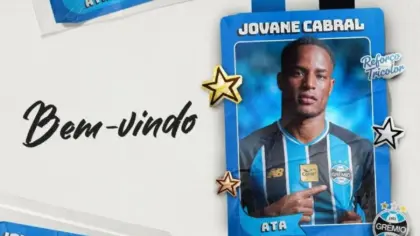 Grêmio anuncia a contratação do atacante Jovane Cabral - Studio TV