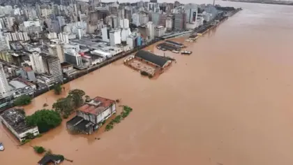 Guaíba pode atingir cota de alerta de 2,50 metros entre sexta-feira e sábado em Porto Alegre - Studio TV