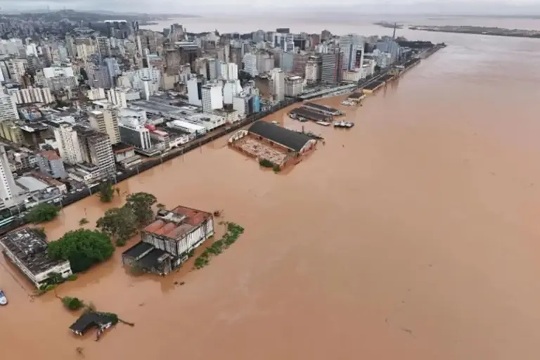 Guaíba pode atingir cota de alerta de 2,50 metros entre sexta-feira e sábado em Porto Alegre - Studio TV