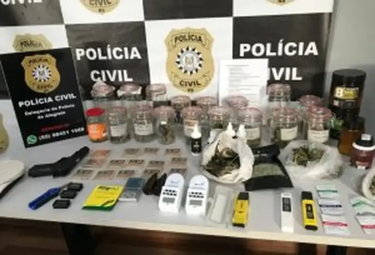 Homem é preso após Polícia Civil descobrir cultivo de maconha dentro de residência em Alegrete - Studio TV