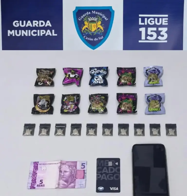 Homem é preso por tráfico após perseguição em Caxias do Sul - Studio TV
