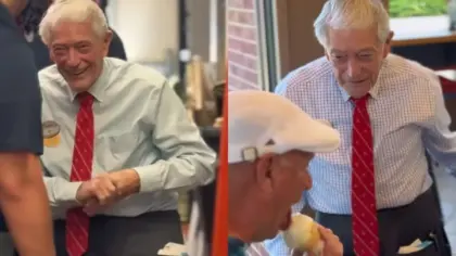 Idoso de 92 anos trabalha em restaurante e diz que não pretende parar - Studio TV