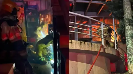 Incêndio atinge estabelecimento comercial no bairro Ouro Verde em Bento Gonçalves - Studio TV