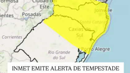 Inmet emite alerta de tempestade para esta sexta-feira - Studio TV
