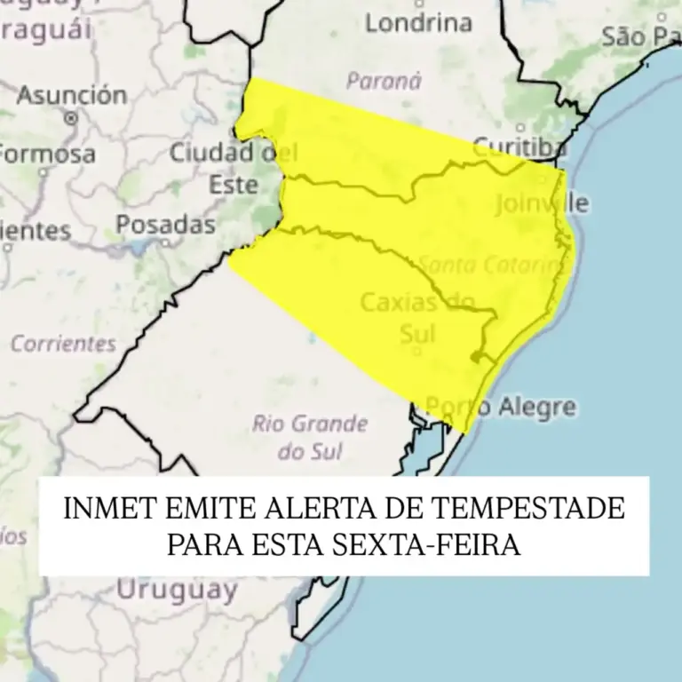 Inmet emite alerta de tempestade para esta sexta-feira - Studio TV