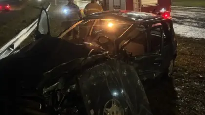 Jovem fica gravemente ferida em acidente no Trevo da Grendene, em Farroupilha - Studio TV