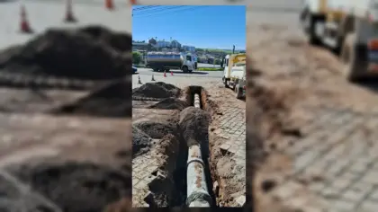 Melhorias na tubulação exigem atenção no acesso ao bairro São Francisco, em Veranópolis - Studio TV