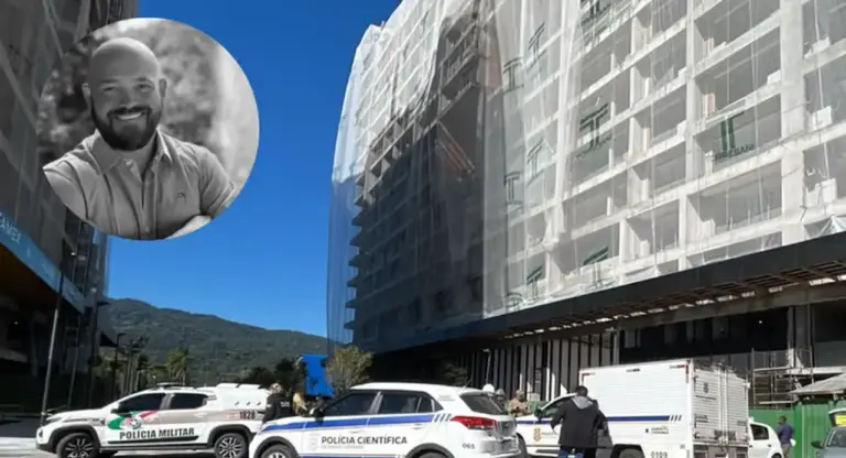 Mestre de obras morre após queda em prédio em construção em SC - Studio TV