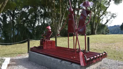 Monumento dos Balseiros eterniza legado dos pioneiros que impulsionaram Veranópolis - Studio TV