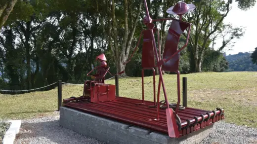 Monumento dos Balseiros eterniza legado dos pioneiros que impulsionaram Veranópolis - Studio TV