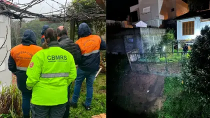 Movimentação de massa interdita área no bairro Centenário, em Antônio Prado - Studio TV