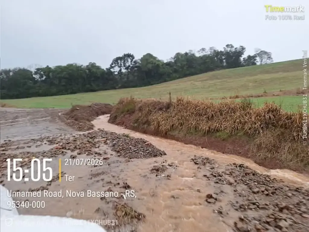 Nova Bassano decreta situação de emergência após fortes chuvas causarem prejuízos - Studio TV