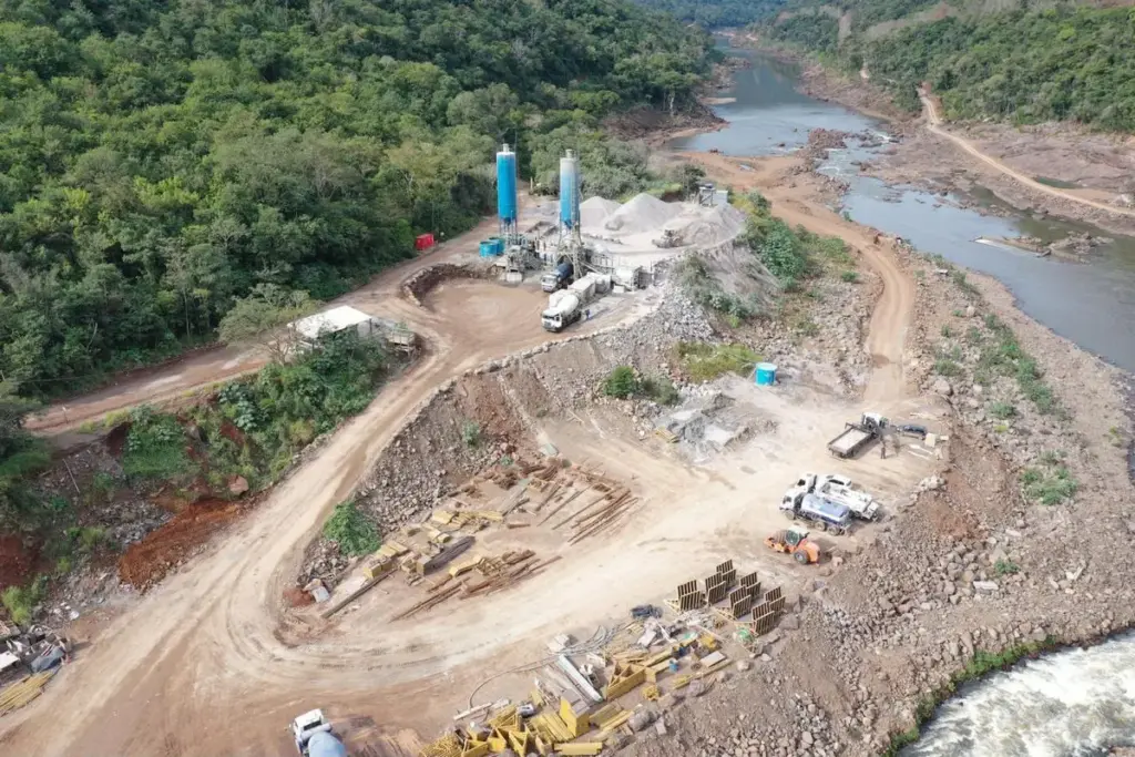 Obras na barragem da UHE Castro Alves ultrapassam 80% de execução e reforçam segurança da estrutura - Studio TV