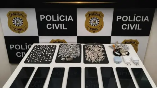 Operação contra o tráfico prende dois suspeitos e apreende drogas em presídio de Nova Prata - Studio TV