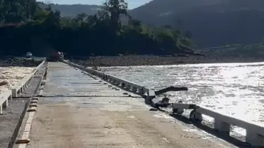 Ponte sobre o Rio das Antas segue interditada entre Cotiporã e Bento Gonçalves - Studio TV