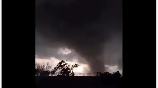 Possível tornado atinge interior de Giruá, derruba casas e deixa feridos - Studio TV