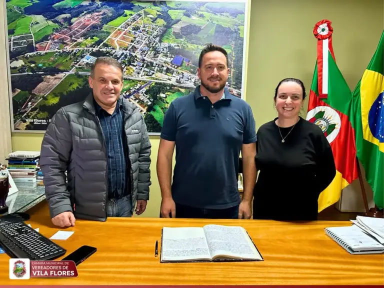 Presidente da Câmara assume interinamente a Prefeitura de Vila Flores - Studio TV