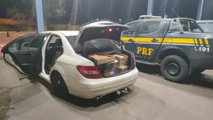 PRF apreende perfumes e bebidas avaliados em cerca de R$ 1 milhão na BR-290, em Rosário do Sul - Studio TV