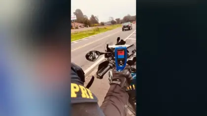 PRF prende motorista por embriaguez ao volante na BR-470, em Garibaldi - Studio TV