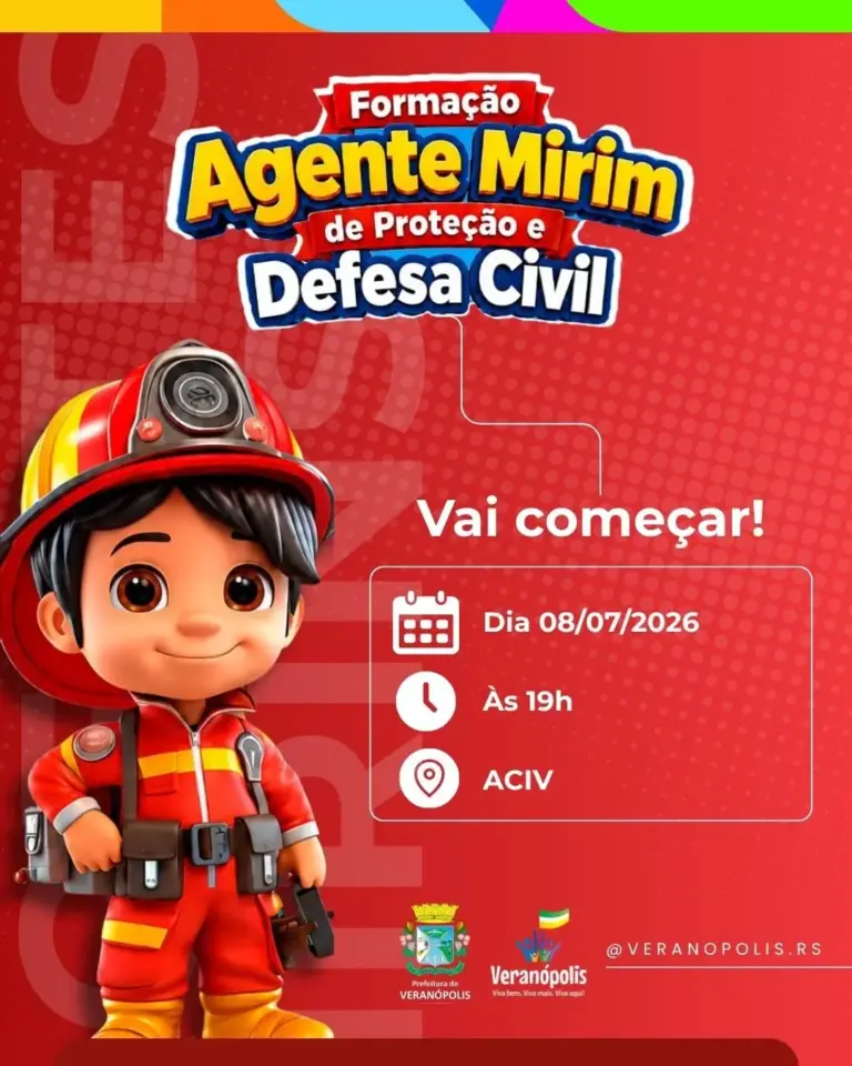 Projeto Agentes Mirins inicia com turma completa em Veranópolis - Studio TV
