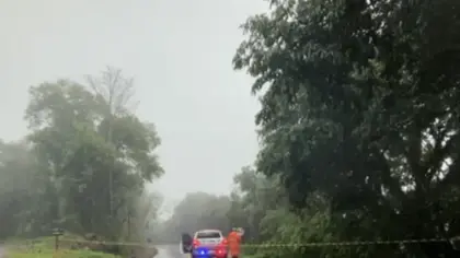 Queda de pedras bloqueia estrada entre Linha Ferri e Demari, em Bento Gonçalves - Studio TV