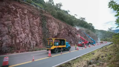 Rota do Sol recebe obras de contenção para reforçar a resiliência viária - Studio TV