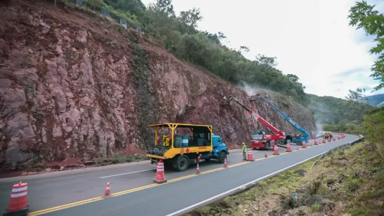 Rota do Sol recebe obras de contenção para reforçar a resiliência viária - Studio TV