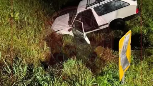 Saída de pista é registrada na RSC-453 em Garibaldi - Studio TV
